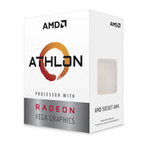 Procesador Amd Athlon 3000G 3.5 Ghz 4Mb 35W Am4 Vega Graphics (Yd3000C6Fhsbx)